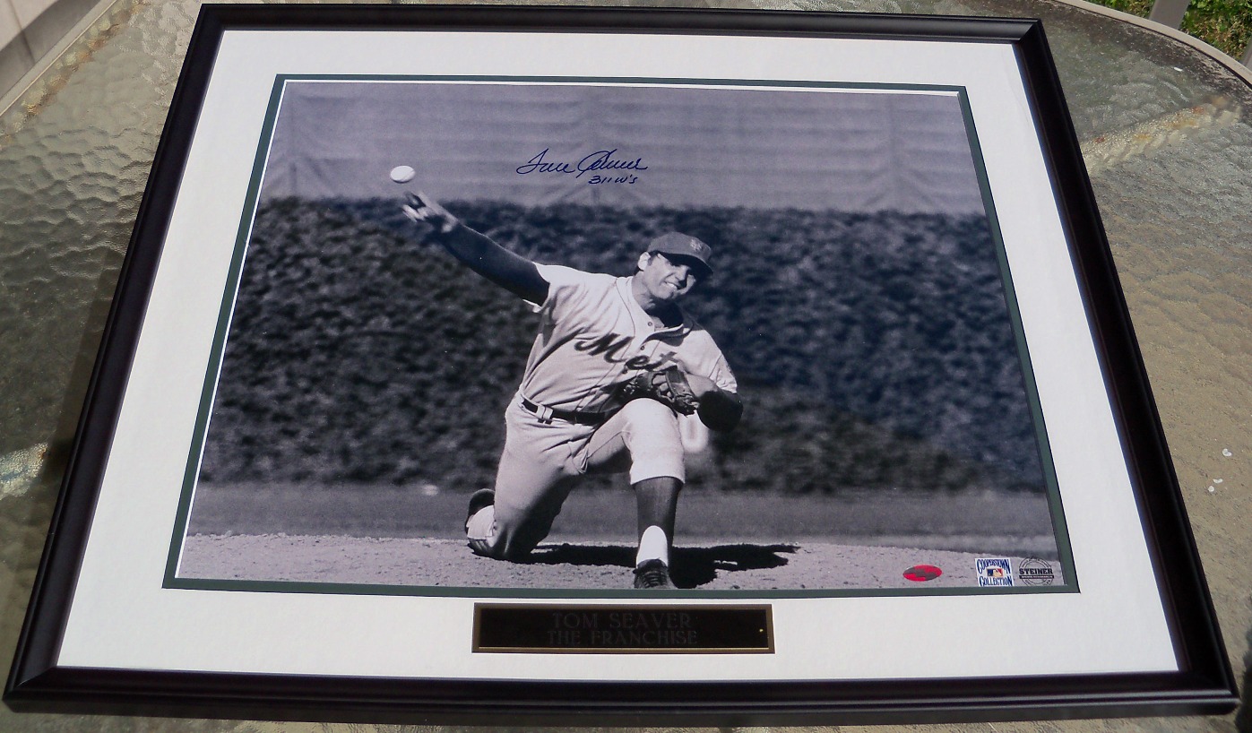 Tom Seaver Tom Terrific, The Franchise Signed Inscribed NY Mets